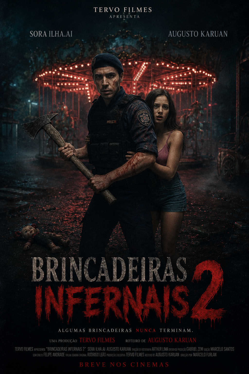 brincadeiras infernais 2, filme de terror brasileiro feito por inteligencia artificial